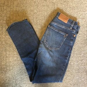 Madewell jeans with a little bit of wide bottom
